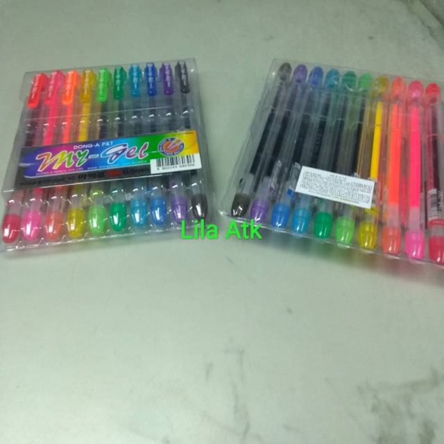 

Pulpen My Gel Dong-A SET 10 warna