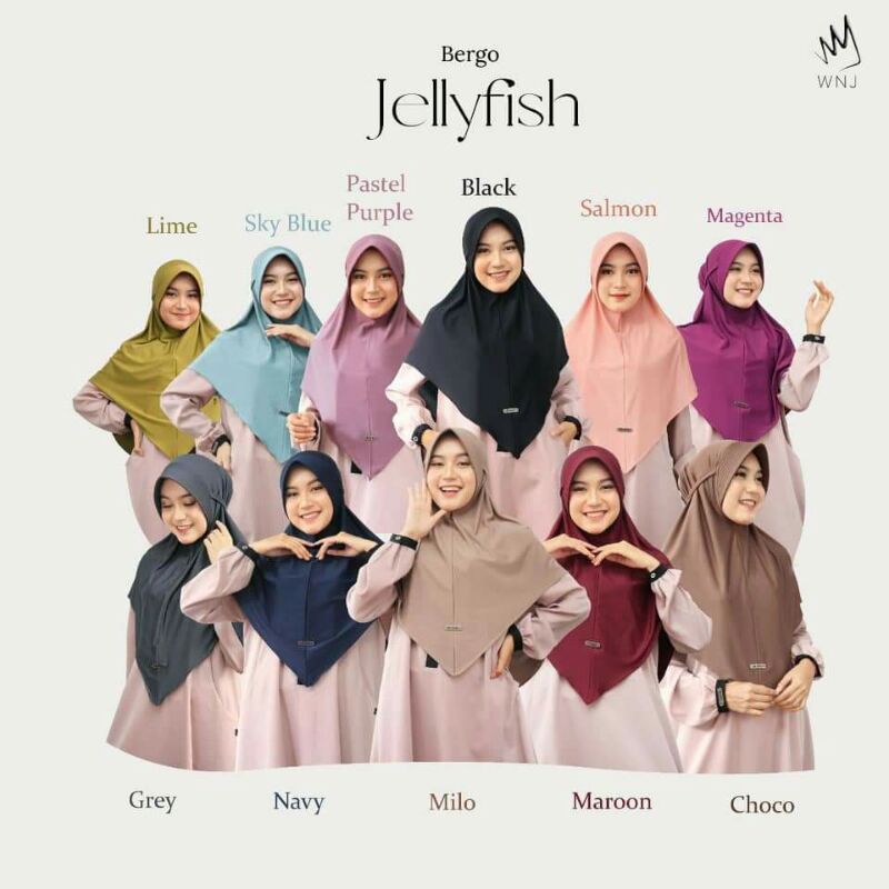 Wanoja - Kerudung Bergo -  Bergo Julang