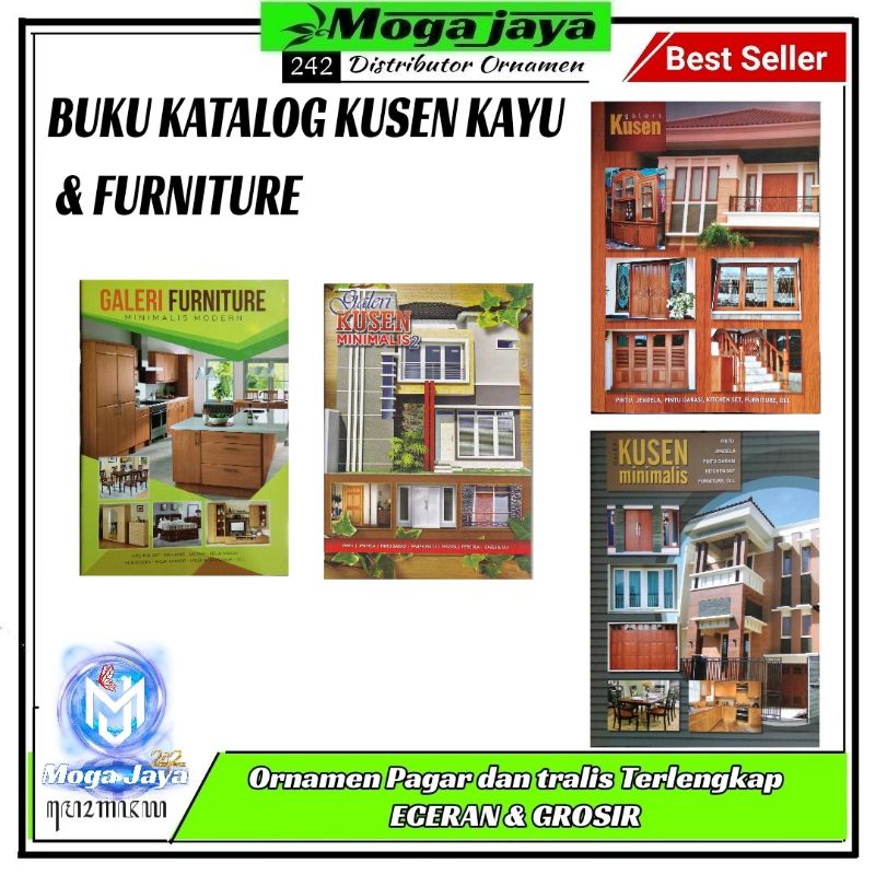 buku katalog kusen kayu dan furniture majalah contoh produk kayu