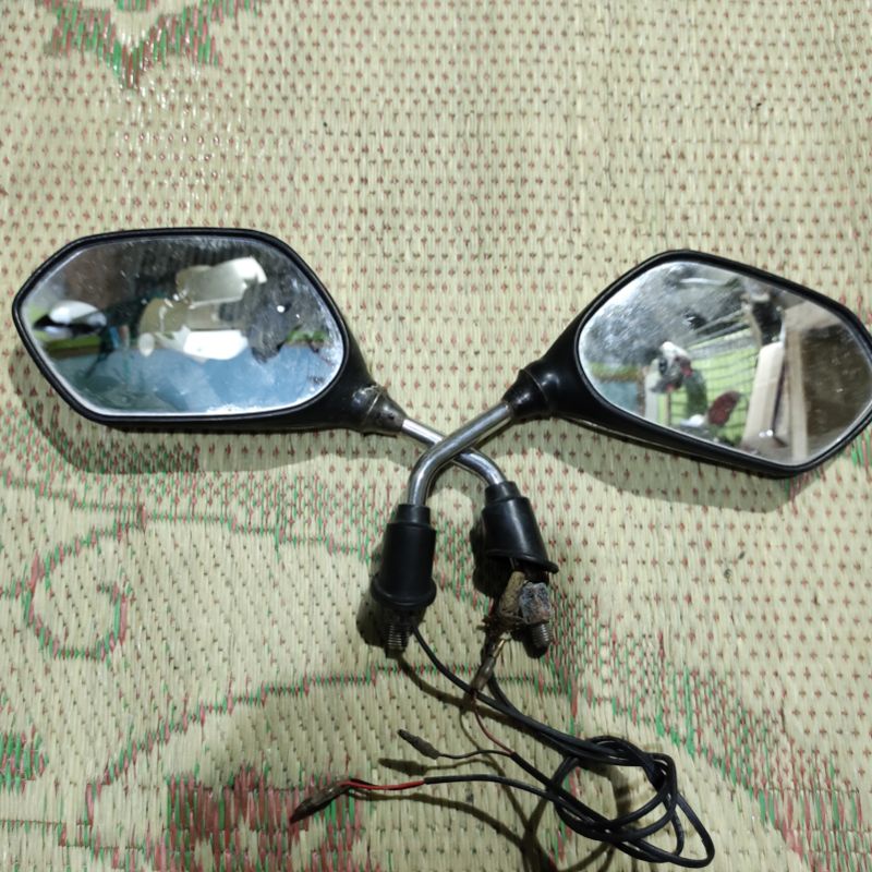 spion kaca motor Honda Supra x 125 LED original