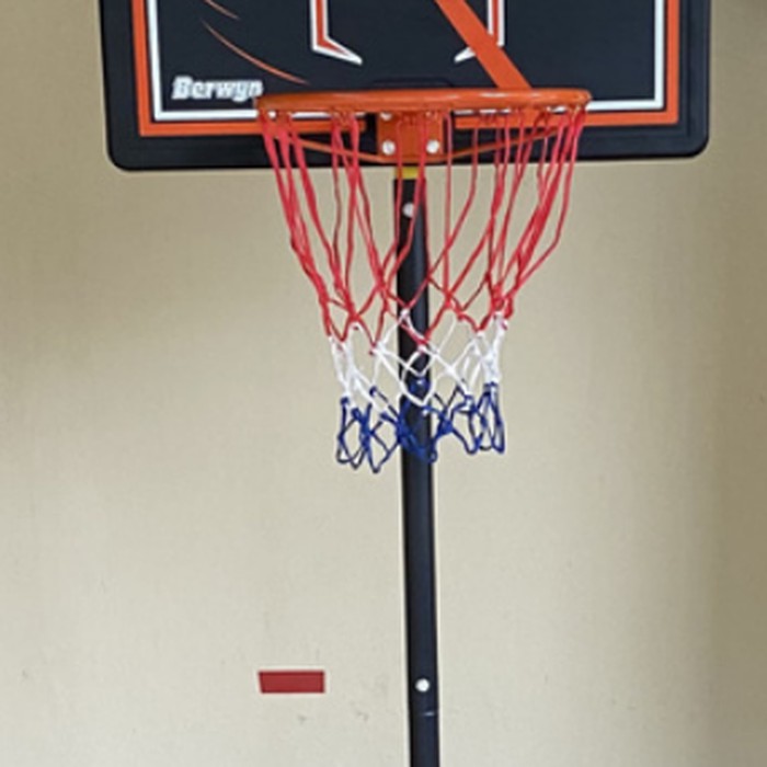 TERLARIS - BERWYN STAND BASKET PORTABEL SET TIANG RING BASKET ANAK DAN DEWASA