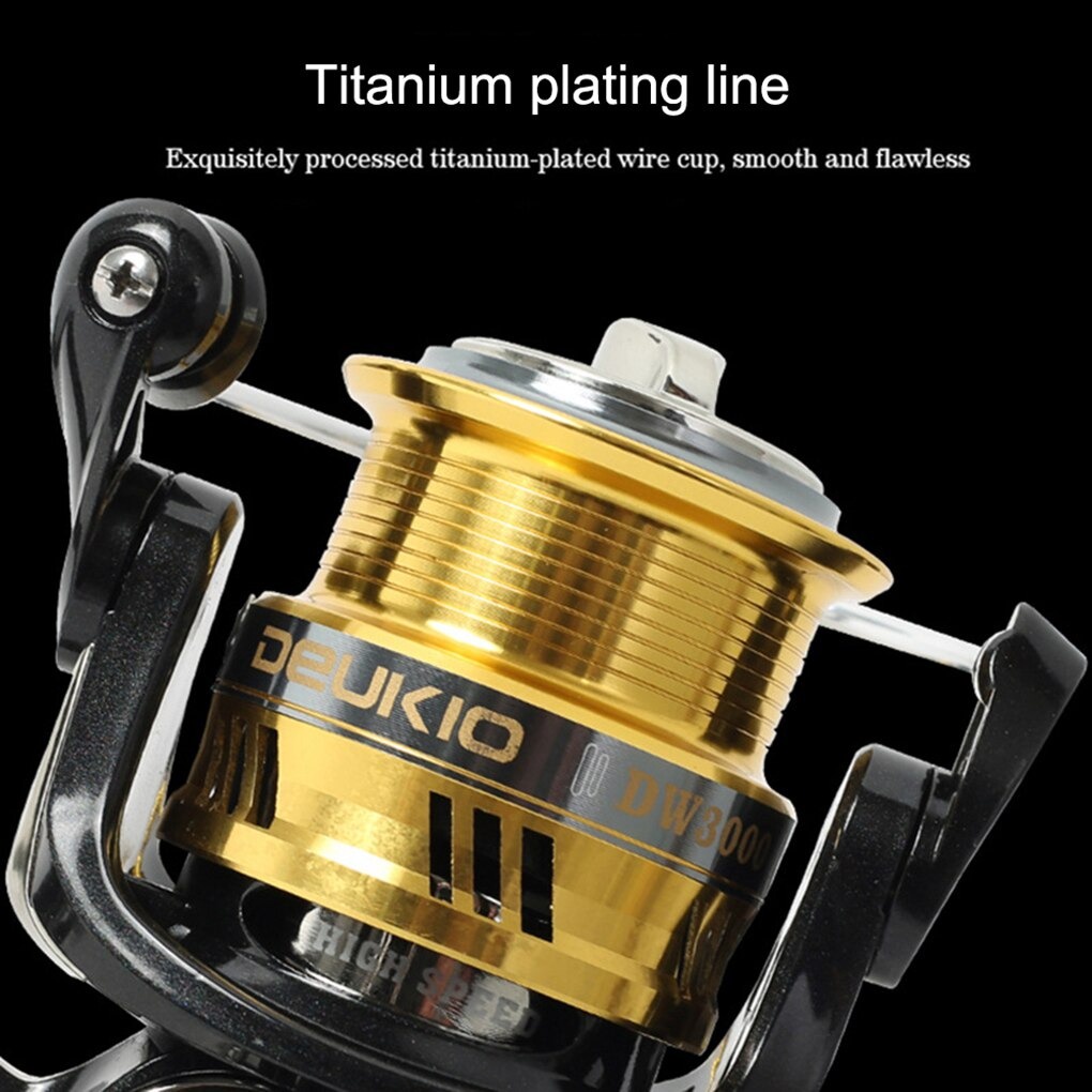 Reel Pancing Fishing Reel Aluminium 5+1 Ball Bearing Gear Ratio 5.2:1