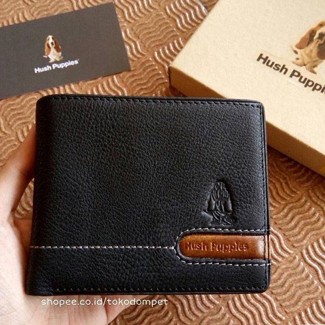 Dompet Pria Kulit Sapi Asli Model Lipat Bonus Box