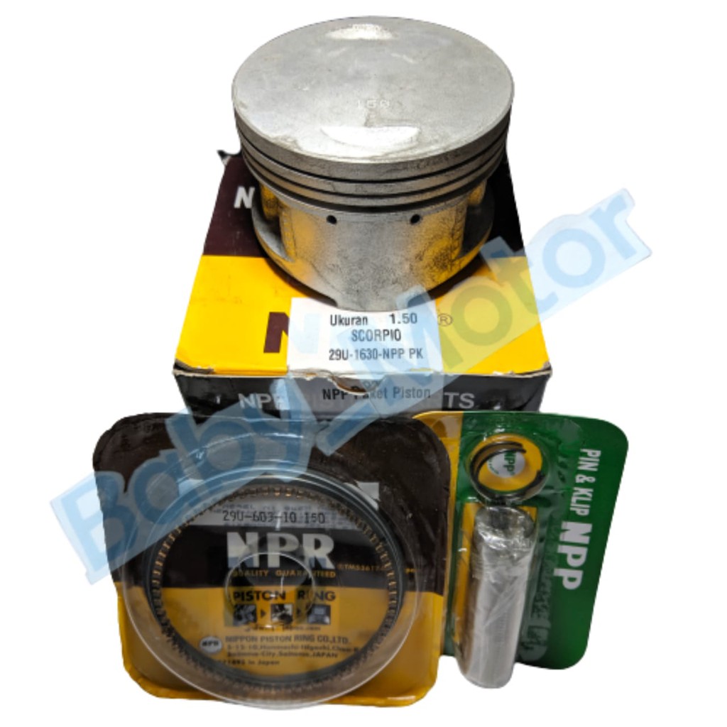 PISTON KIT SCORPIO / SCORPIO Z OVERSIZE STD - 100 NPP