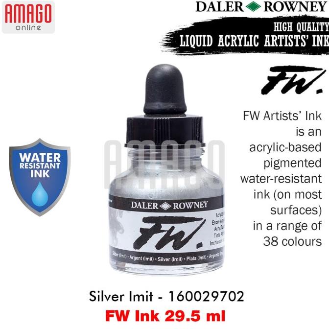 

Ink | Daler-Rowney - Fw Ink 29.5 Ml - Silver Imit - 160029702