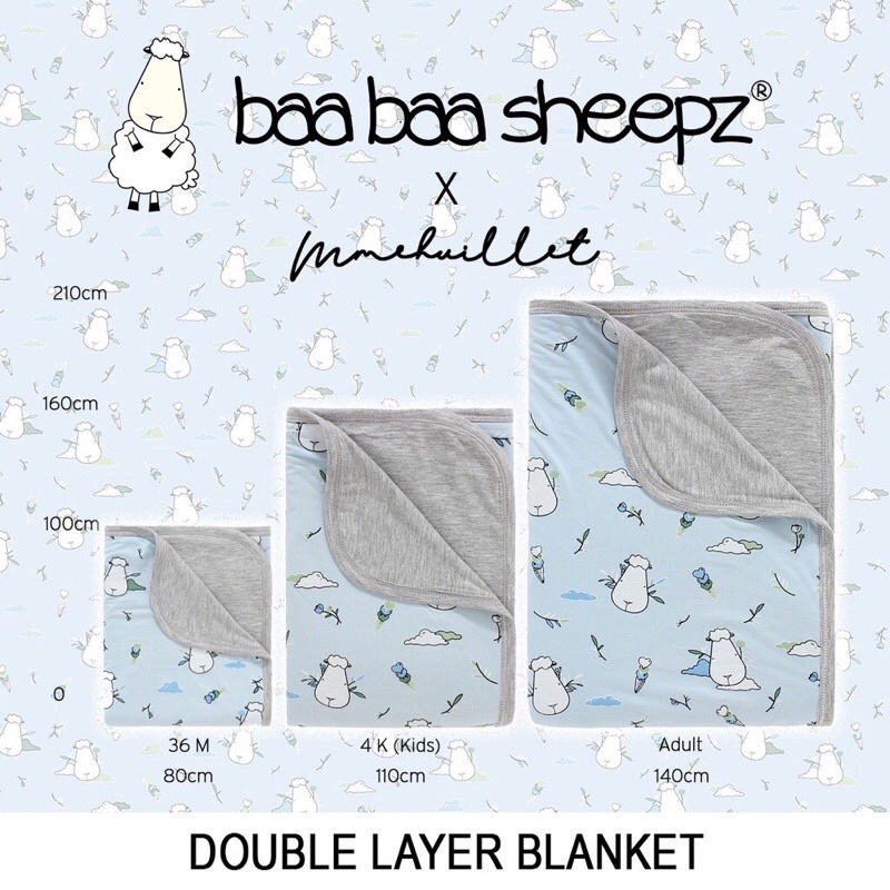 Baabaasheepz Bamboo Double Blanket Flamingo Kids / Toodler