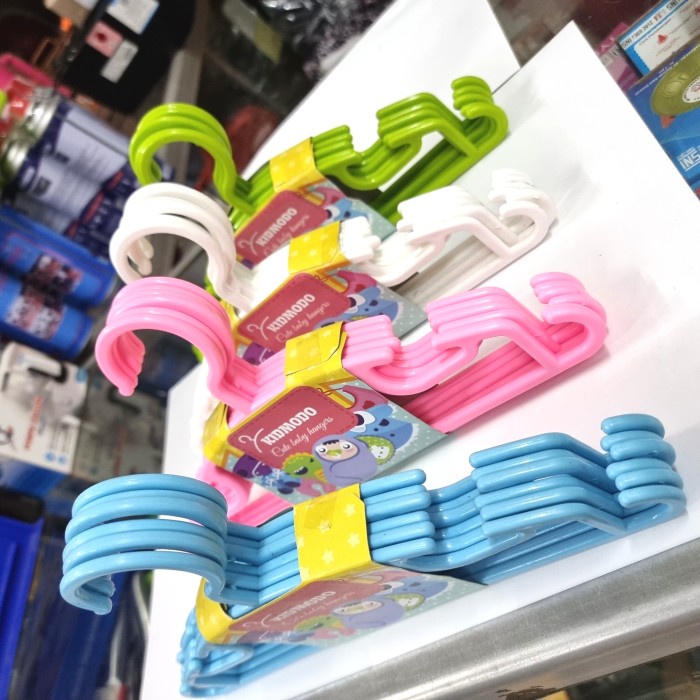 Hanger Gantungan Baju Anak Kidmodo Lebar 29cm isi 6pcs