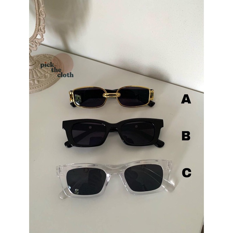 AESTHETIC GLASSES - Kacamata Hitam Fashion Wanita