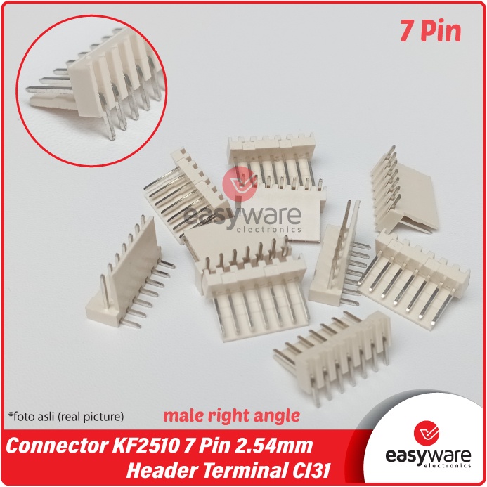 Molex KF2510 7P 7 Pin 7Pin 2.54mm Header Terminal CI31 Connector 2.54mm