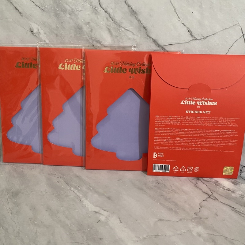 sale BTS little wishes sticker envelope