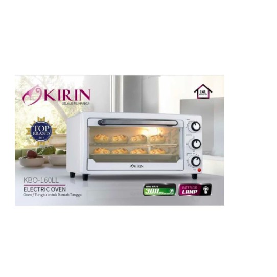 Kirin KBO 160LL Kapasitas 16 Liter Low Watt Oven Listrik