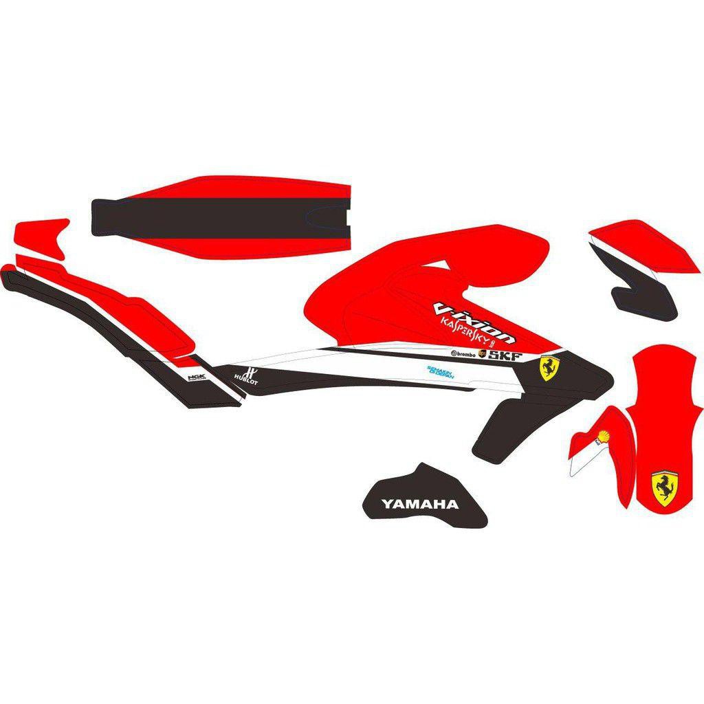 VIXION NVL Decal Sticker - Decal stiker Full Body VIXION NVL ip. 01 BISA CUSTOM