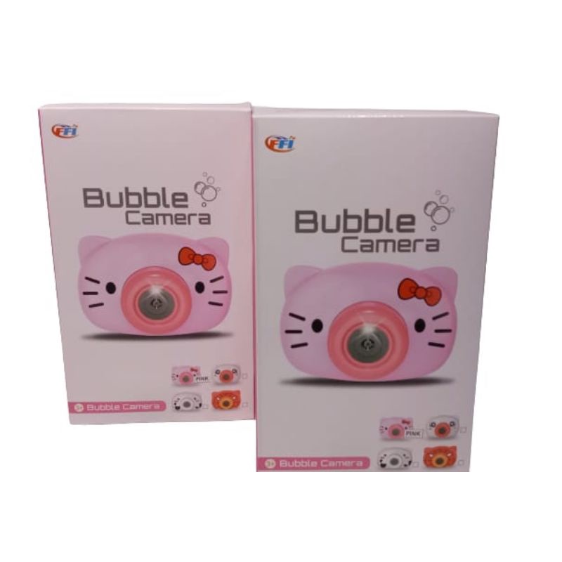 Mainan Bubble Camera Hello Kitty/Mainan Anak Camera Elektrik FU1144