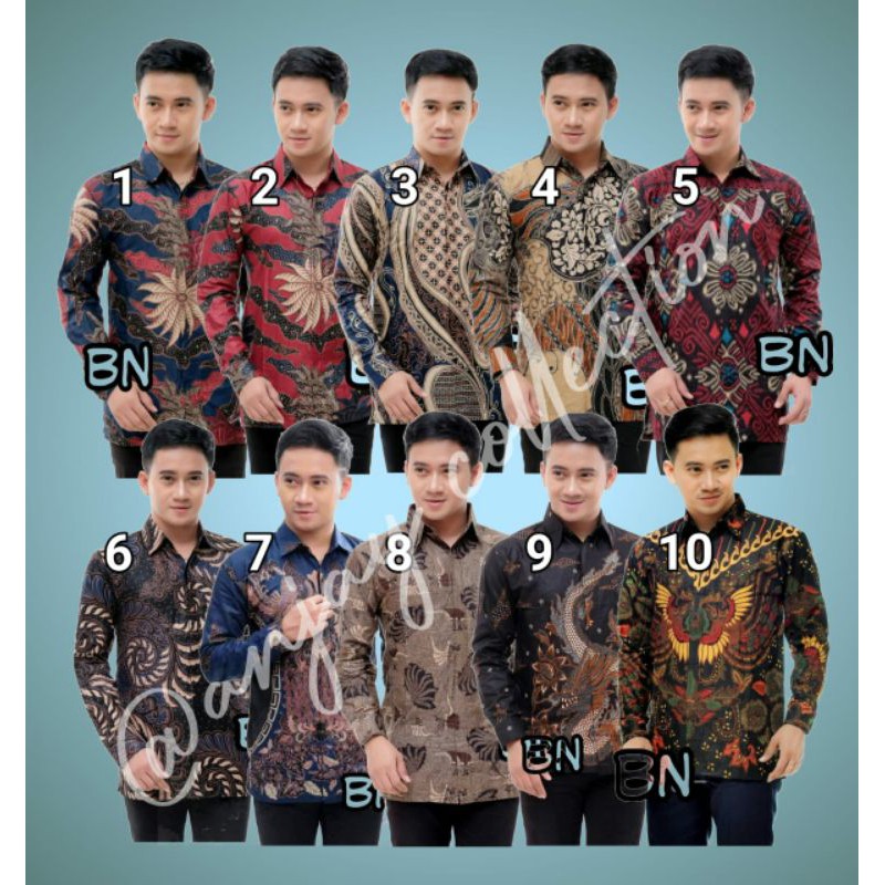 kemeja batik pria // kemeja batik pria lengan panjang // kemeja batik premium // kemeja batik