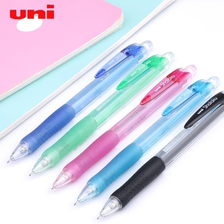 

MECHANICAL PENCIL PENTEL UNI BALL SHALAKU 0.5mm PENSIL MEKANIK CETEK PENGHAPUS GROSIR LUSIN