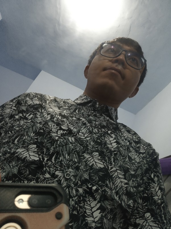 [gridline - S147 Brown Navy & S121] Kemeja Batik Slimfit Pria Katun Lengan Pendek Simpel M-xl