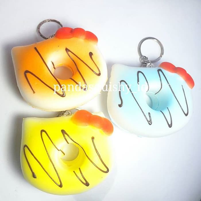 Termurah Medium HK Donut Colorful Squishy