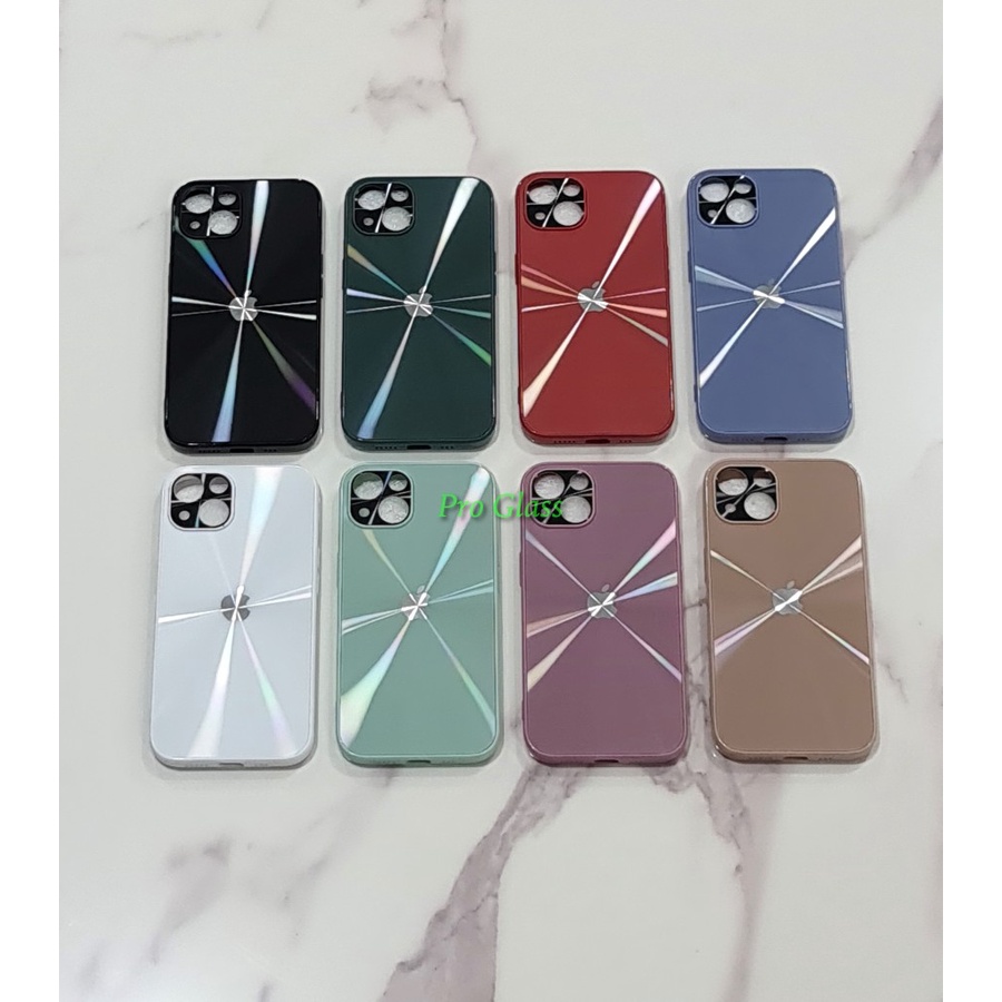 C133 Iphone 13 Mini / 13 Pro / 13 Pro Max Spectrum Shining Silicone PC Case