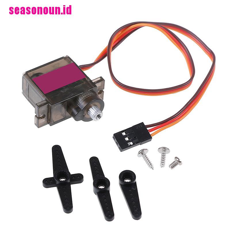 【seasonoun】1pcs MG90S micro metal gear 9g servo for RC plane helicopter boat ca