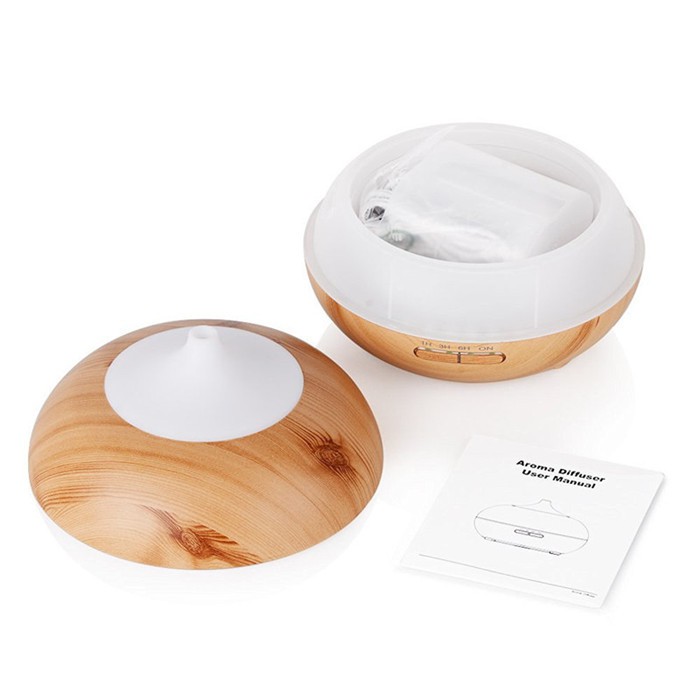 Wooden Essential Oil Diffuser Ultrasonic Humidifier - 300 ml 7 colors