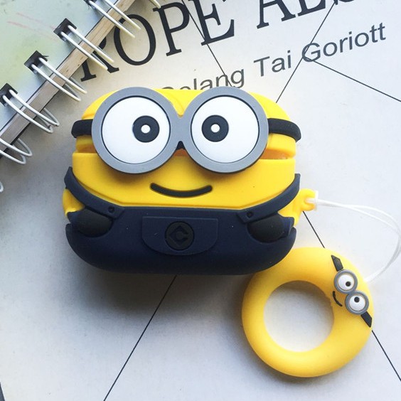 Airpods 1/2 - PRO 3D Case Karakter Kartun Bahan Silikon 1-20-No. 8