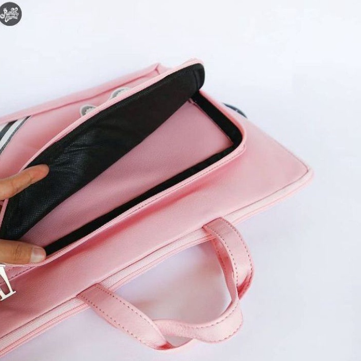 Tas Laptop Softcase Laptop Double 14 inch Paint Rumah Warna