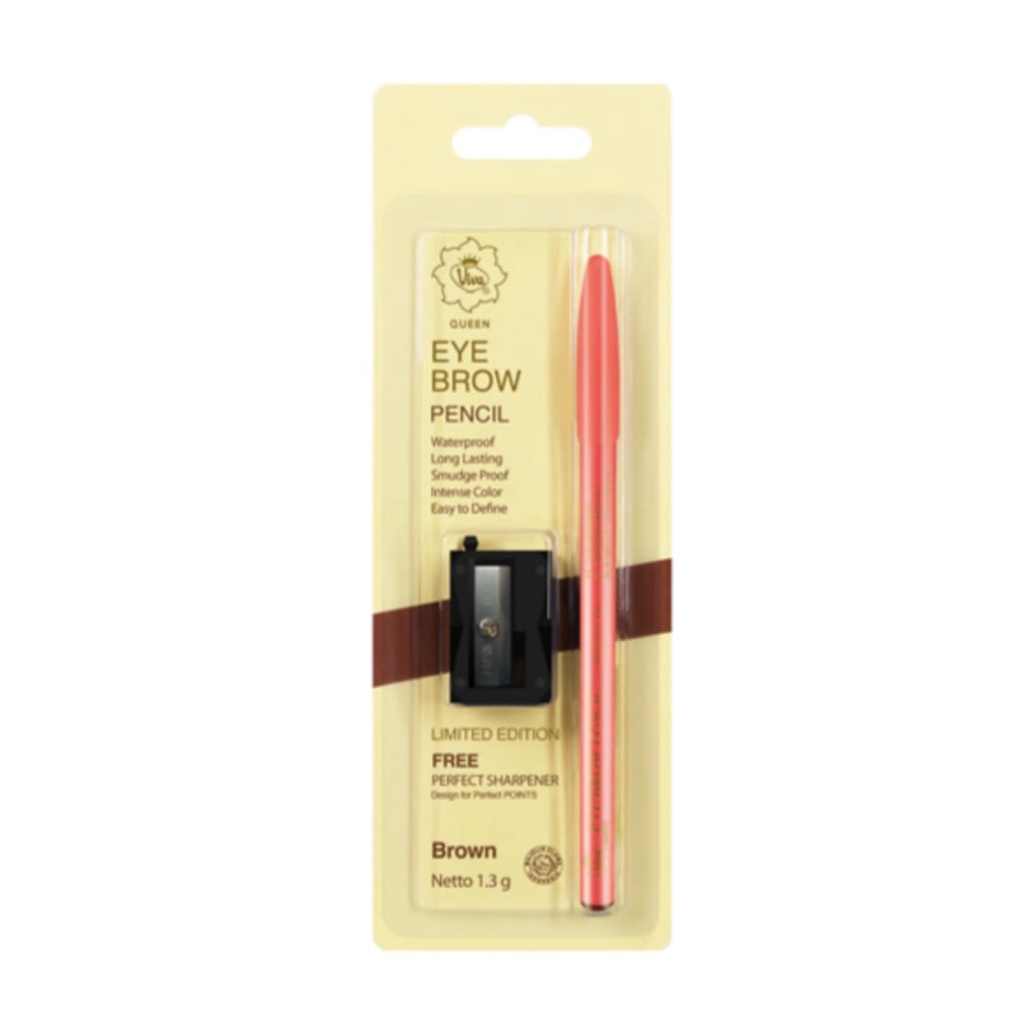 Eye Brow Pencil Pensil Alis Viva Rautan Sharpener Limited Edition