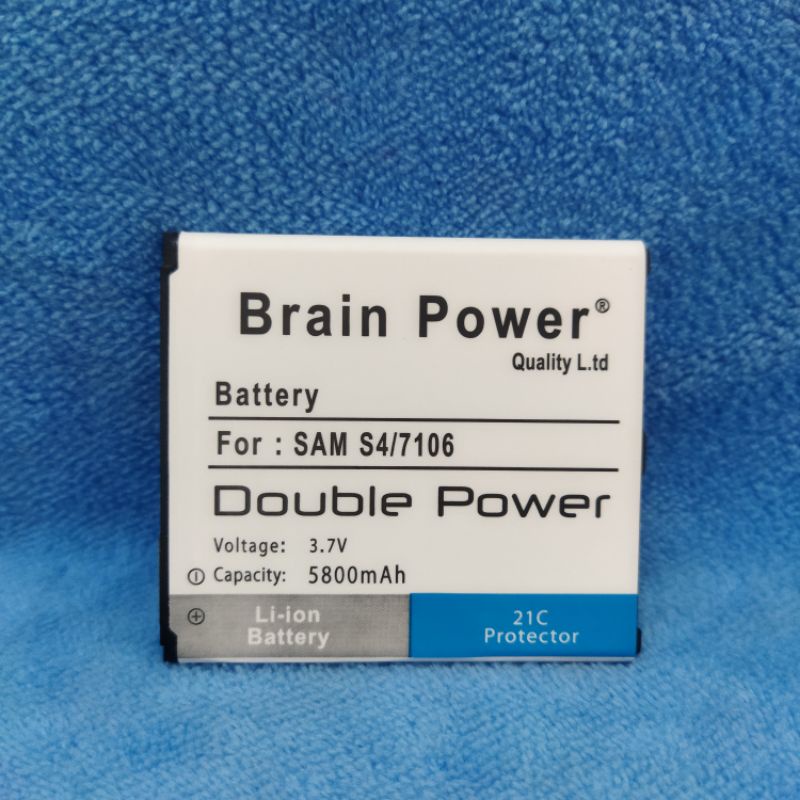 baterai batre Samsung S4/7106 double power