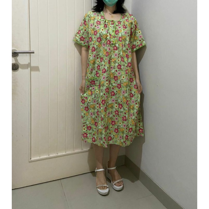 Daster Katun Jumbo LD 120 per 10 pcs harga grosir