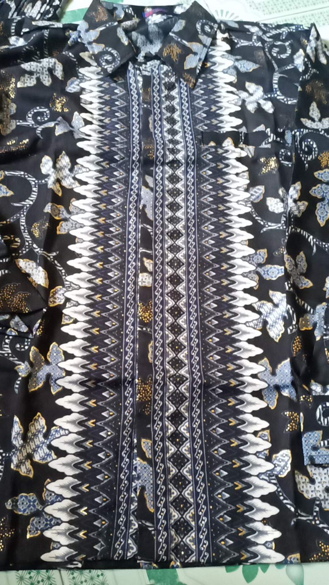Kemeja Batik Motif Daun Paya / Hem Lengan Panjang / Batik Modern New