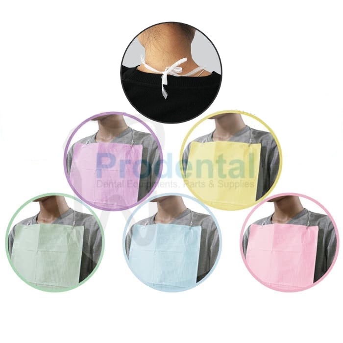 Dental polibib bib slaber dengan tali ecer 1 pcs