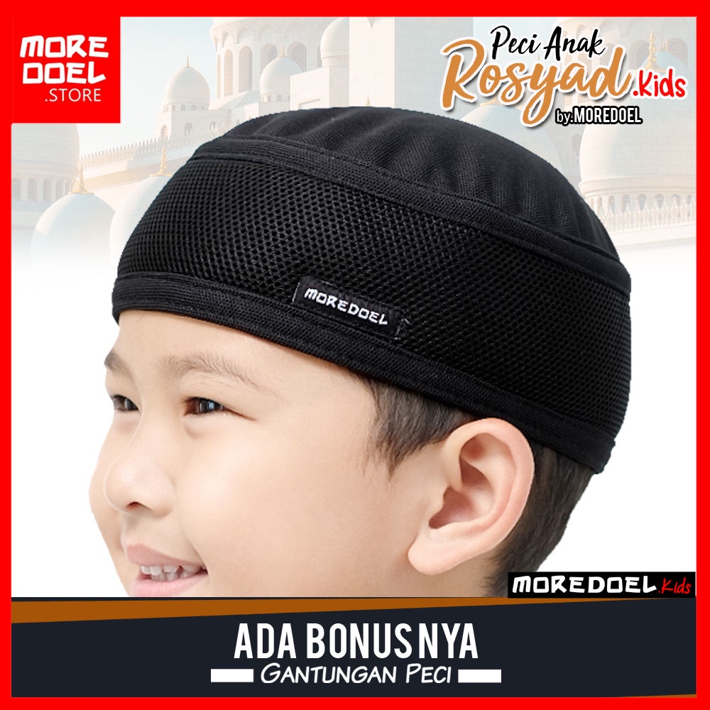 Kopiah Peci Hitam Anak Rosyad By Moredoel