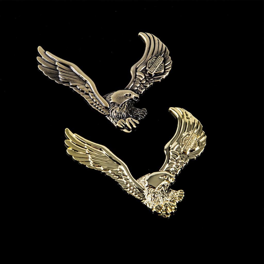 Gentlehappy 3D Metal Stiker Mobil Eagle Emblem Badge Auto Body Decals Motor Mobil Dekorasi