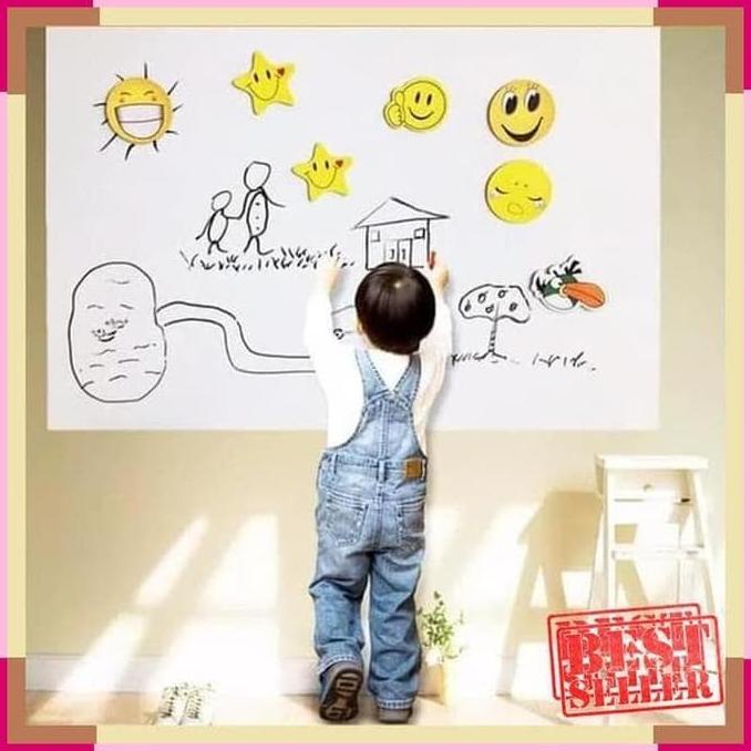 

Open DS] Sticker dinding whiteboard papan tulis tempel whiteboard spidol