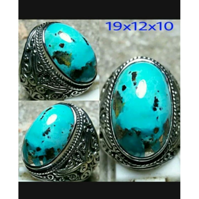 Pirus Persia Natural Berbadar Perak Lawas