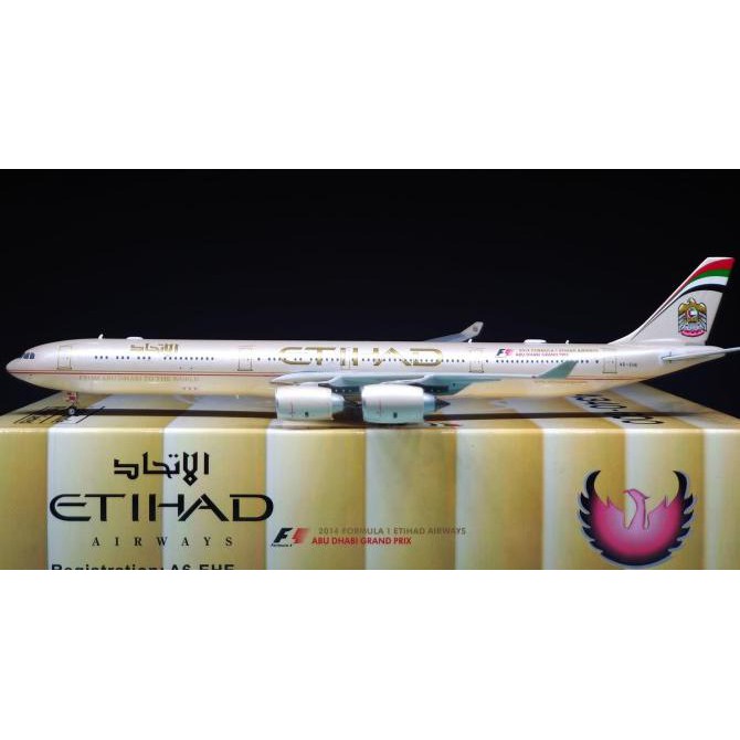 ***COD** Diecast Pesawat Etihad A340-500 A6-EHE Phoenix 1:400