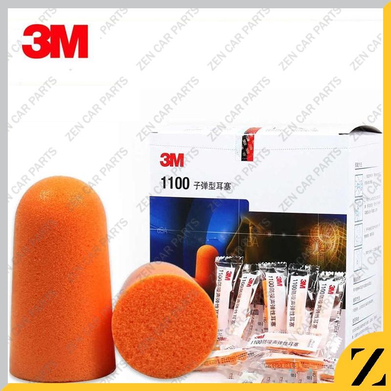 3M Yellow Neon Uncorded Ear Plug EARPLUG Pelindung Telinga 3M