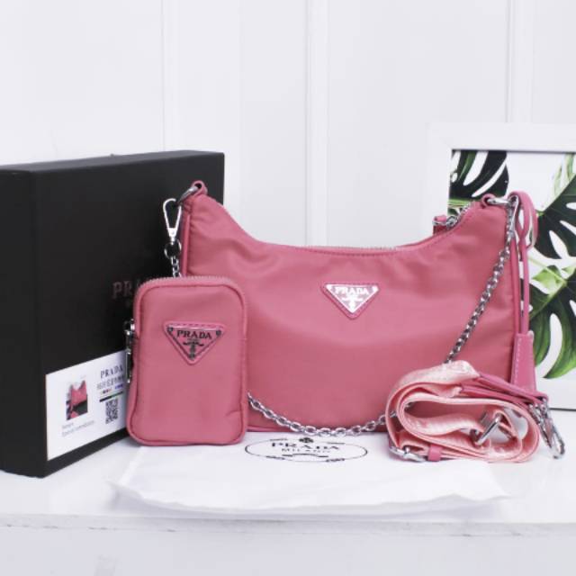 Tas Prada Hobo Multi Bag - tas batam - tas branded - tas wanita
