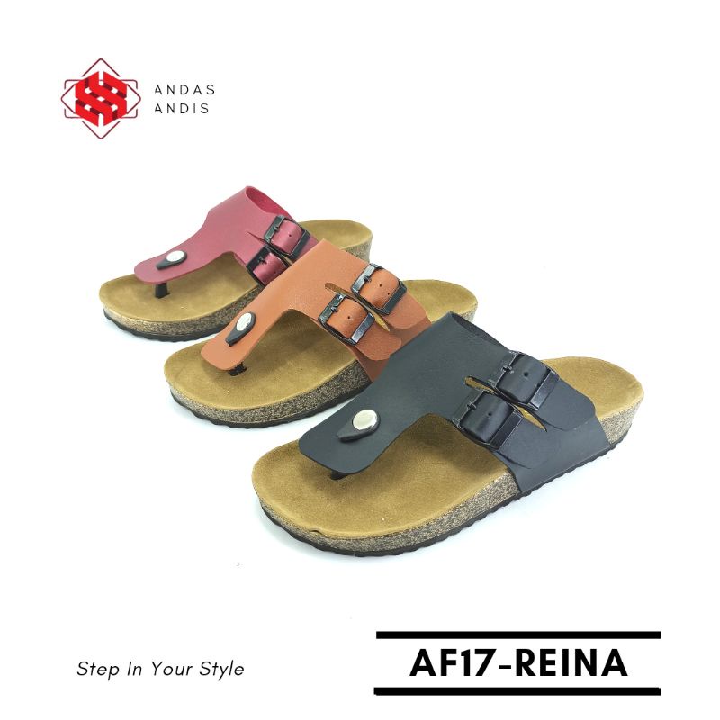 Andas Andis - Sandal Selop Wanita Birken Reina