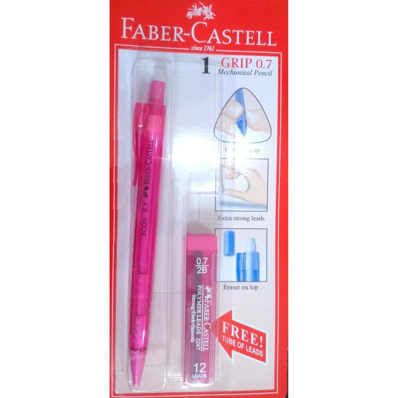 

Faber Castell PENSIL MEKANIK GRIP TRANSPARANT 0.7 + REFILL