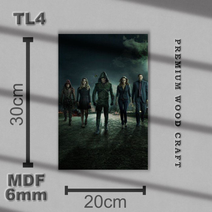 Poster The Arrow Wall Decor - Hiasan Dinding Movie - Pajangan Dinding