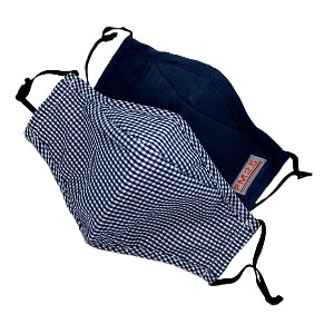 

La Floret 2 pcs MCX-03 NAVY PLAID/NAVY Masker Kain PM2.5 anti-bacteria 5 ply Respirator Cotton Mask