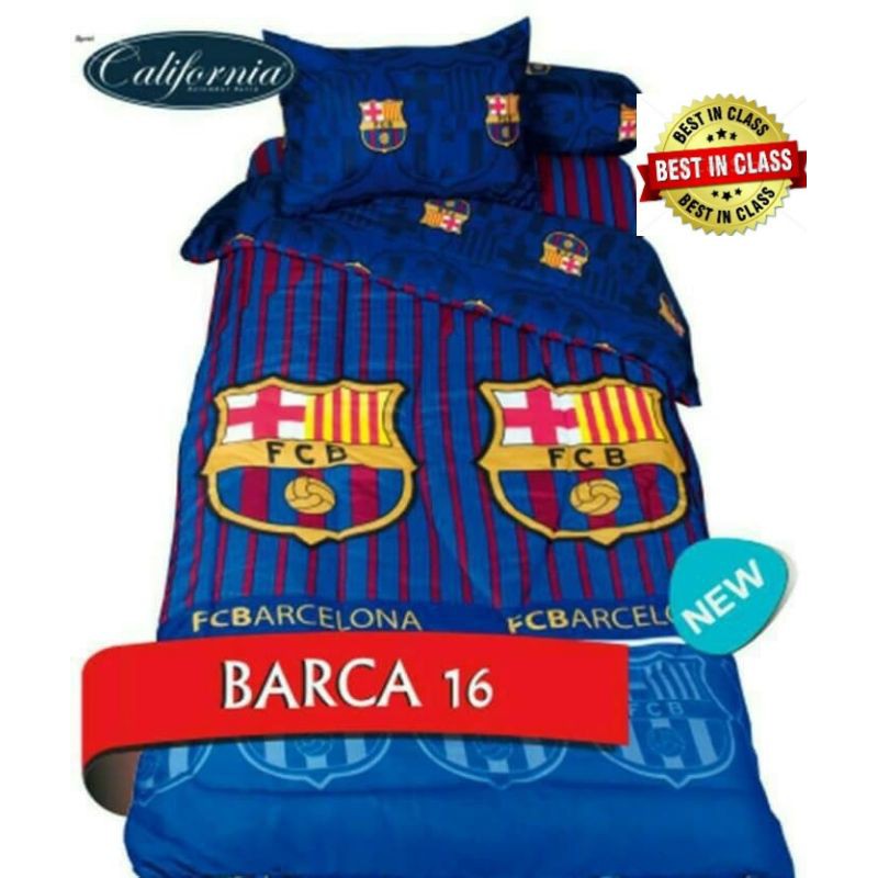 Sprei Single California " BARCA 16 " 120x200 BEST IN CLASS