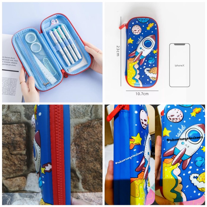 

Trendi Pencil Case Cute Kotak Tempat Pensil Anak Keren Bagus