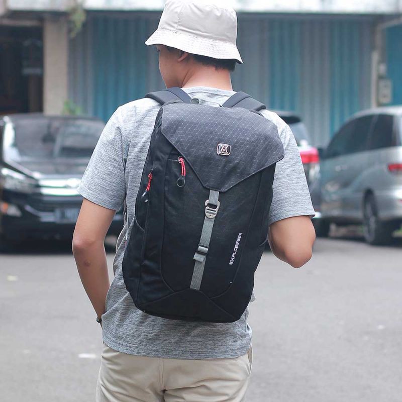 Tas Ransel Pria Wanita Backpack Punggung Keril 25 Liter Bahan Premium Original Terbaru Cod - Tas Travelling Outdoor | Tas Sekolah Kantor Kerja Kuliah Muat Laptop