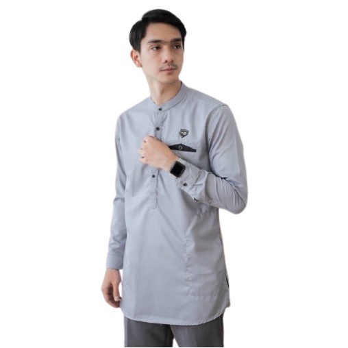 Baju Koko Pria Lengan Panjang Muslim QURTA RAJA TOJIRO SIZE M L XL Premium