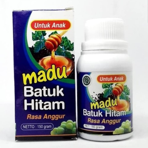 

Madu Batuk Hitam Rasa Anggur Untuk Anak 150 gram | Madu Batuk El Iman