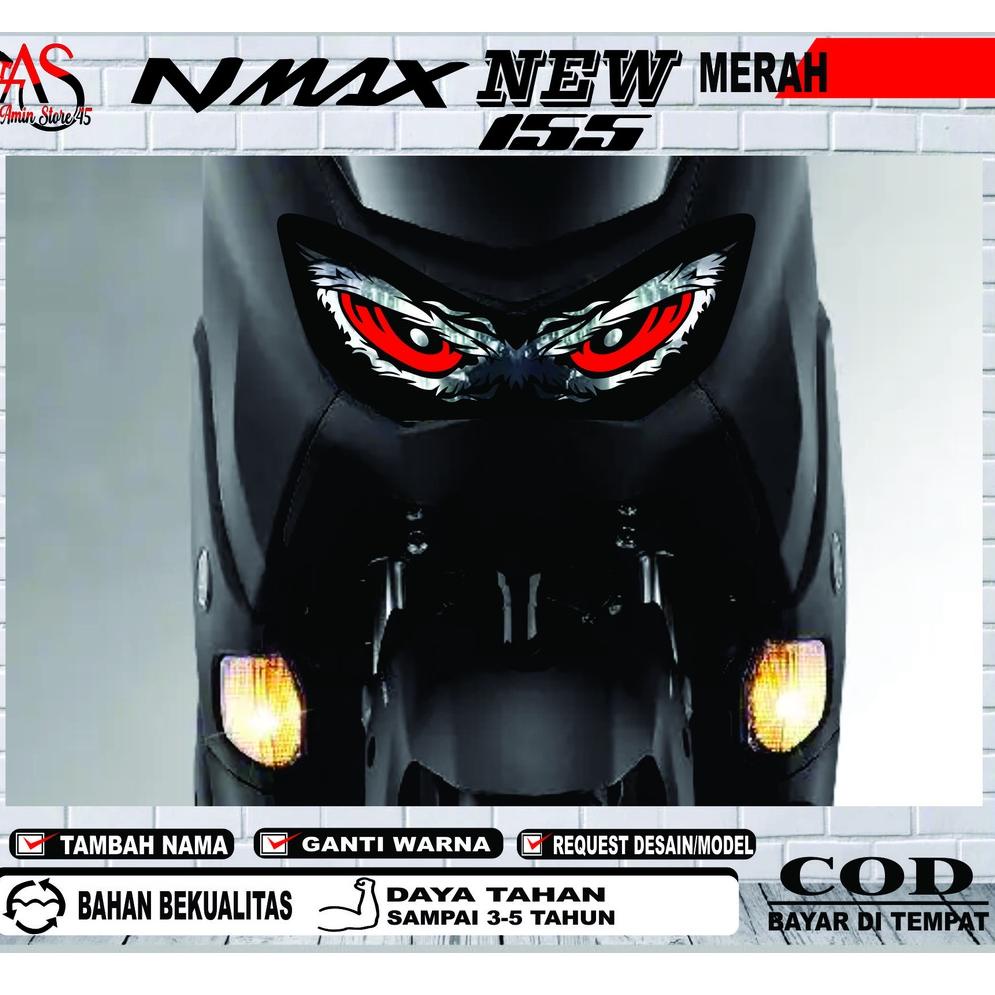 Cutting Sticker Mata Elang Lampu Nmax New, Stiker Variasi Lampu Yamaha nmax New ( Nmax New Tahun 202
