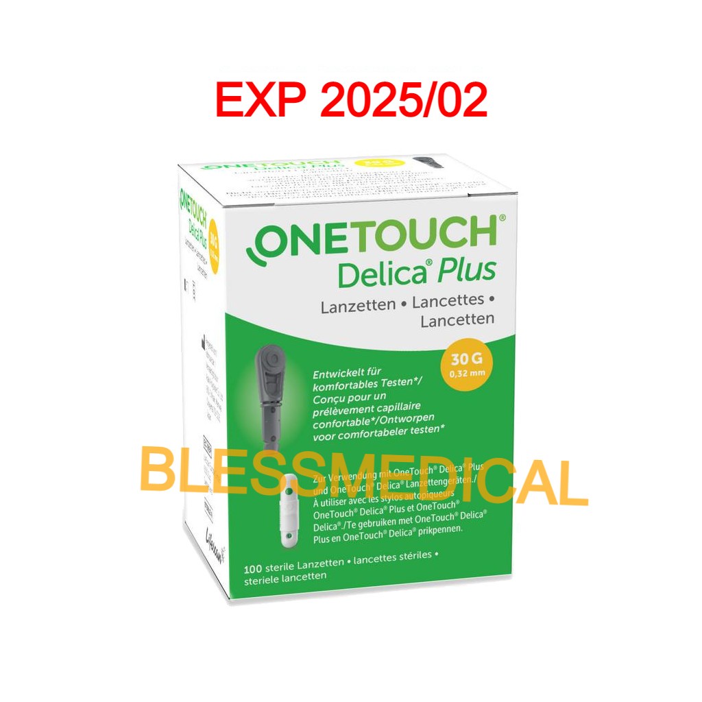 Lancet ONETOUCH Delica Plus isi 100 ONE TOUCH Plus Jarum Lancet