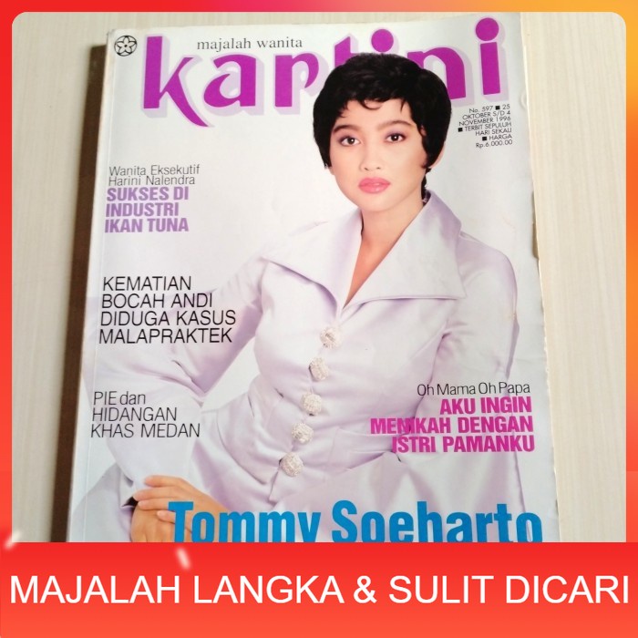 Majalah KARTINI No.597 Okt 1996 DESY RATNASARI Langka